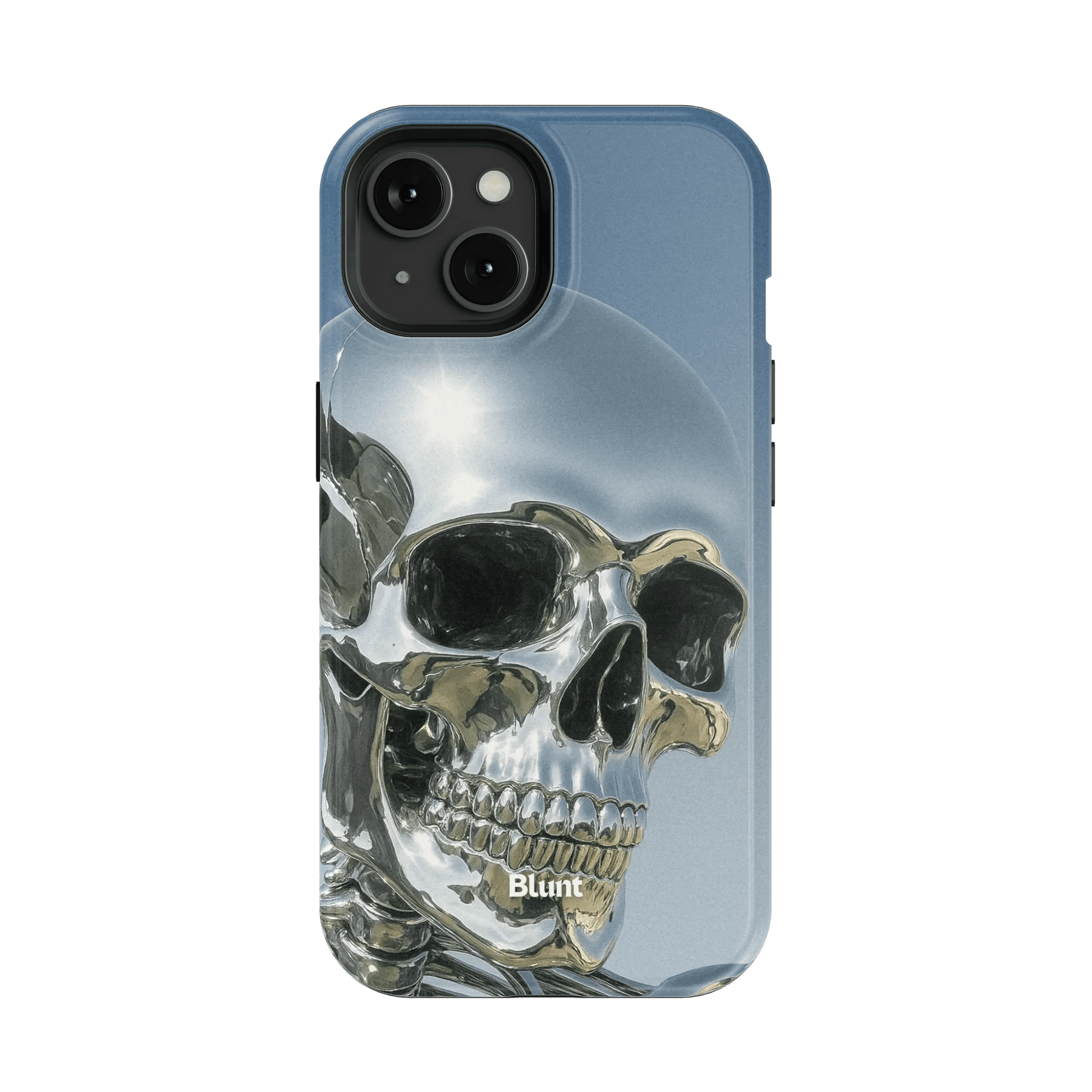 Chrome Skull iPhone Case - Blunt Cases
