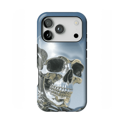 Chrome Skull iPhone Case - Blunt Cases