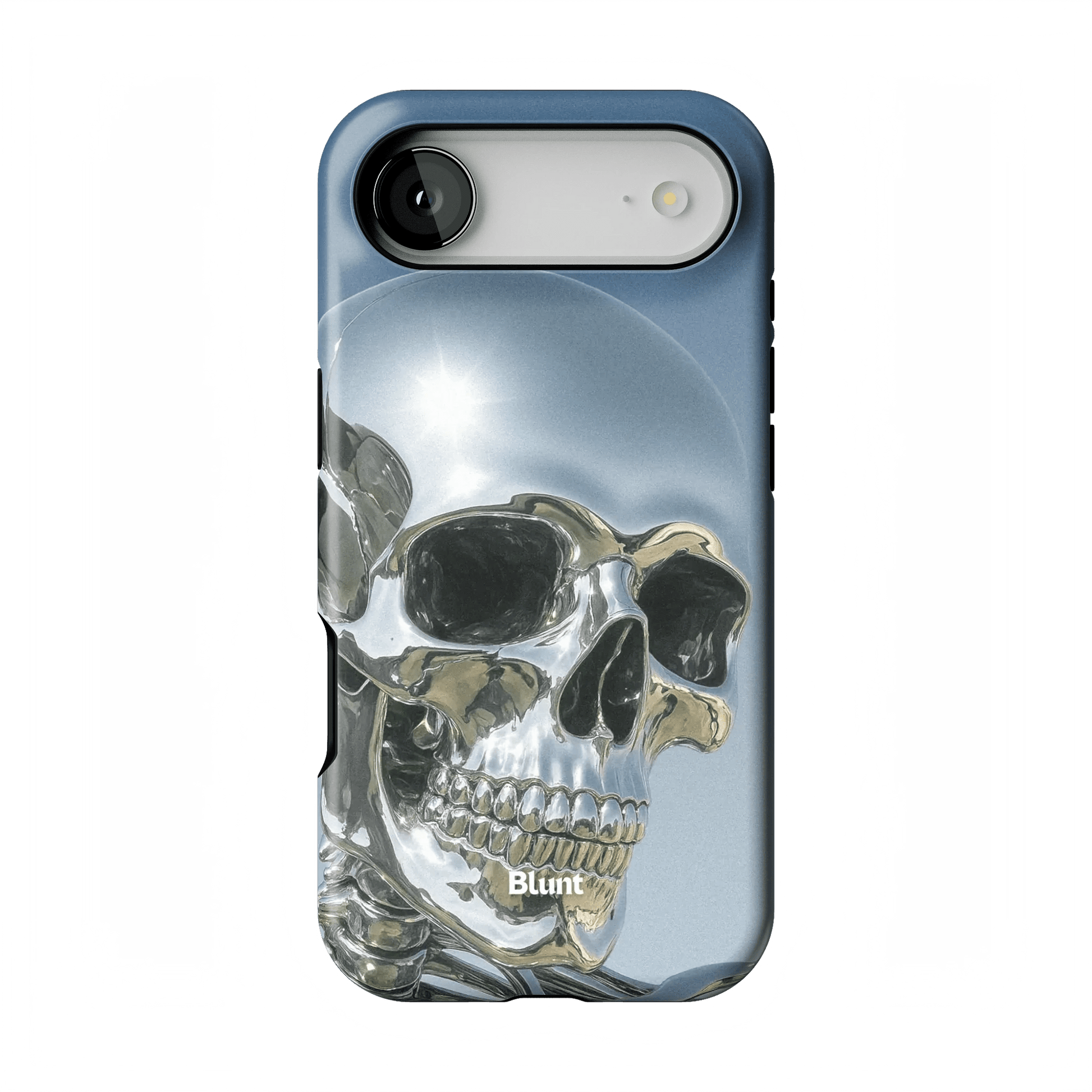 Chrome Skull iPhone Case - Blunt Cases