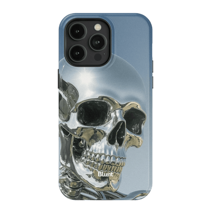 Chrome Skull iPhone Case - Blunt Cases