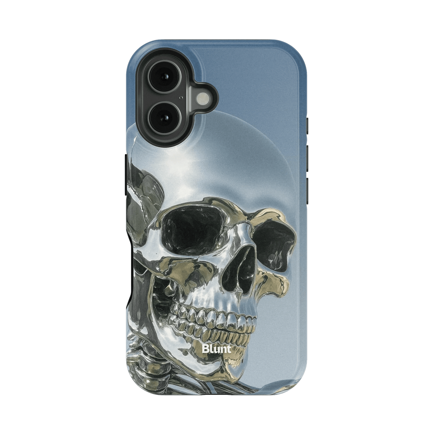 Chrome Skull iPhone Case - Blunt Cases