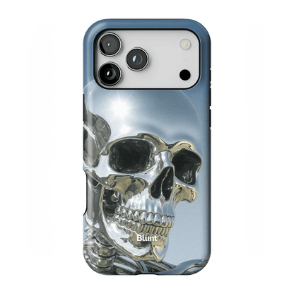 Chrome Skull iPhone Case - Blunt Cases