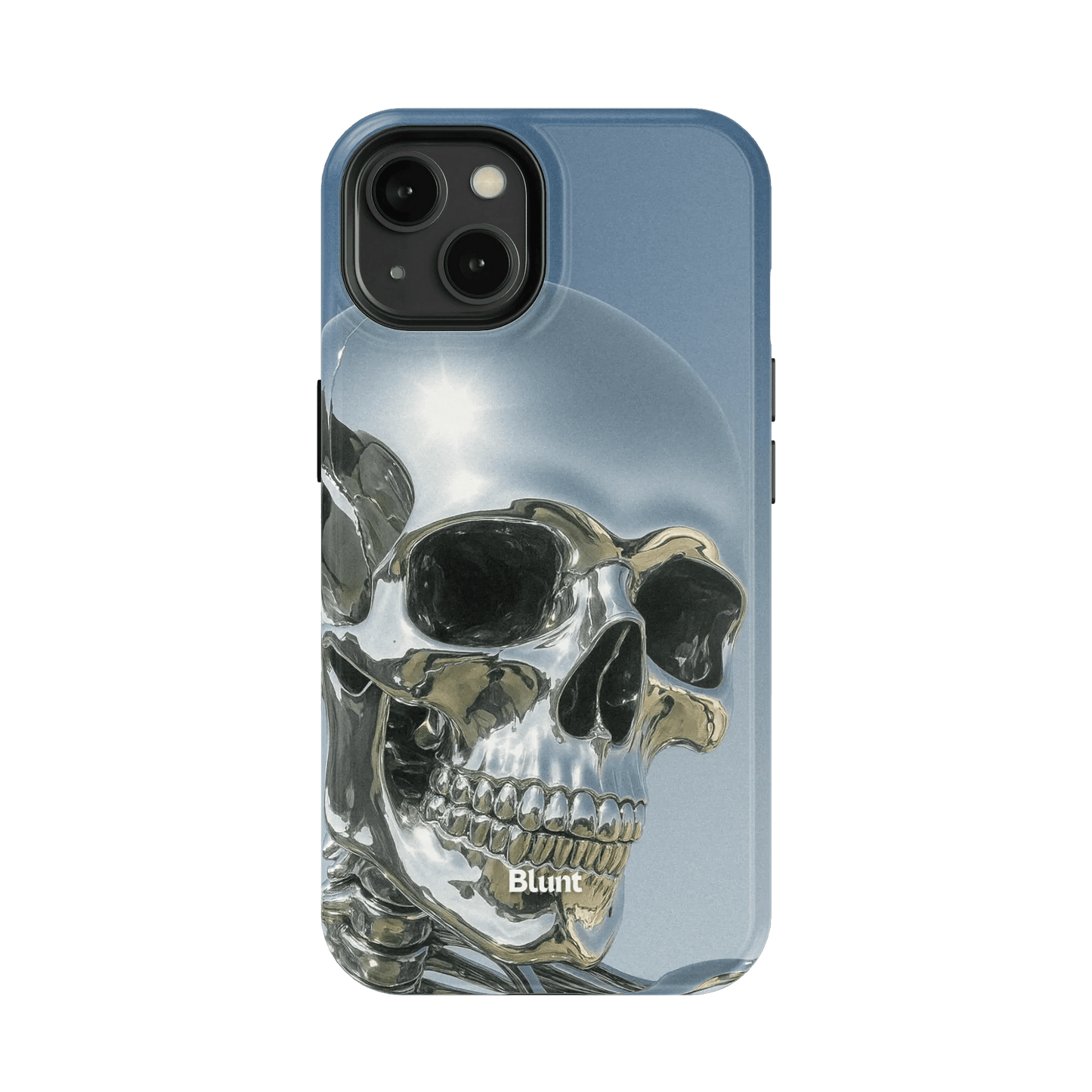 Chrome Skull iPhone Case - Blunt Cases