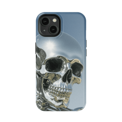Chrome Skull iPhone Case - Blunt Cases