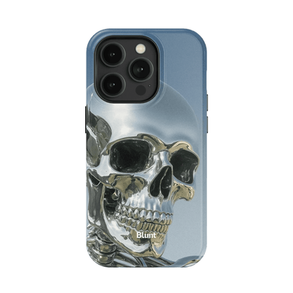 Chrome Skull iPhone Case - Blunt Cases