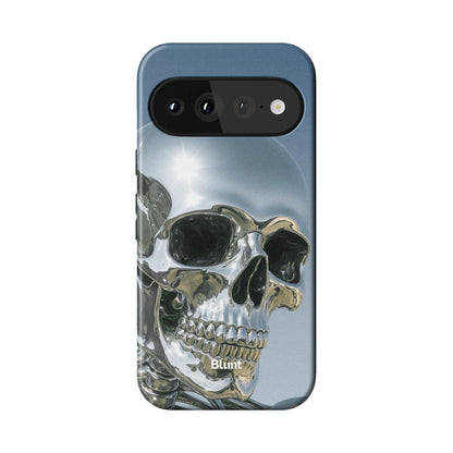 Chrome Skull Pixel Case - Blunt Cases