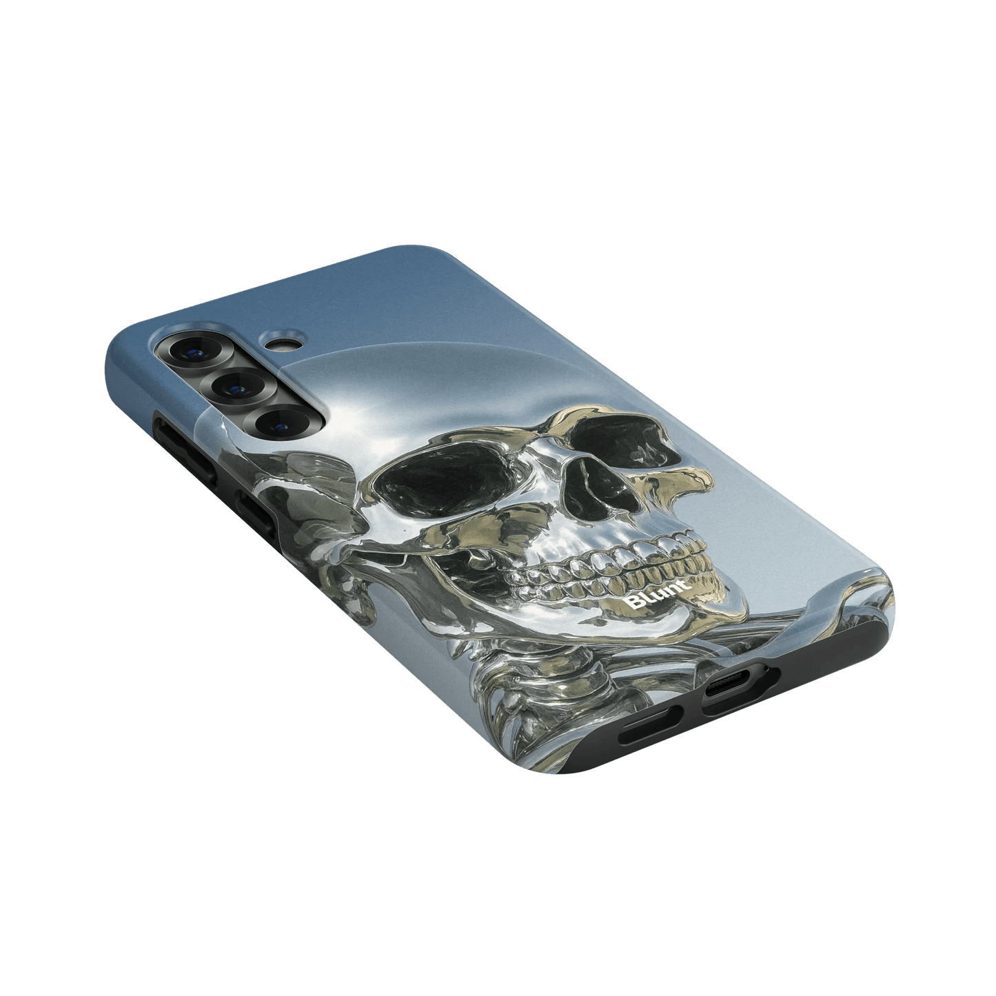 Chrome Skull Samsung Case - Blunt Cases