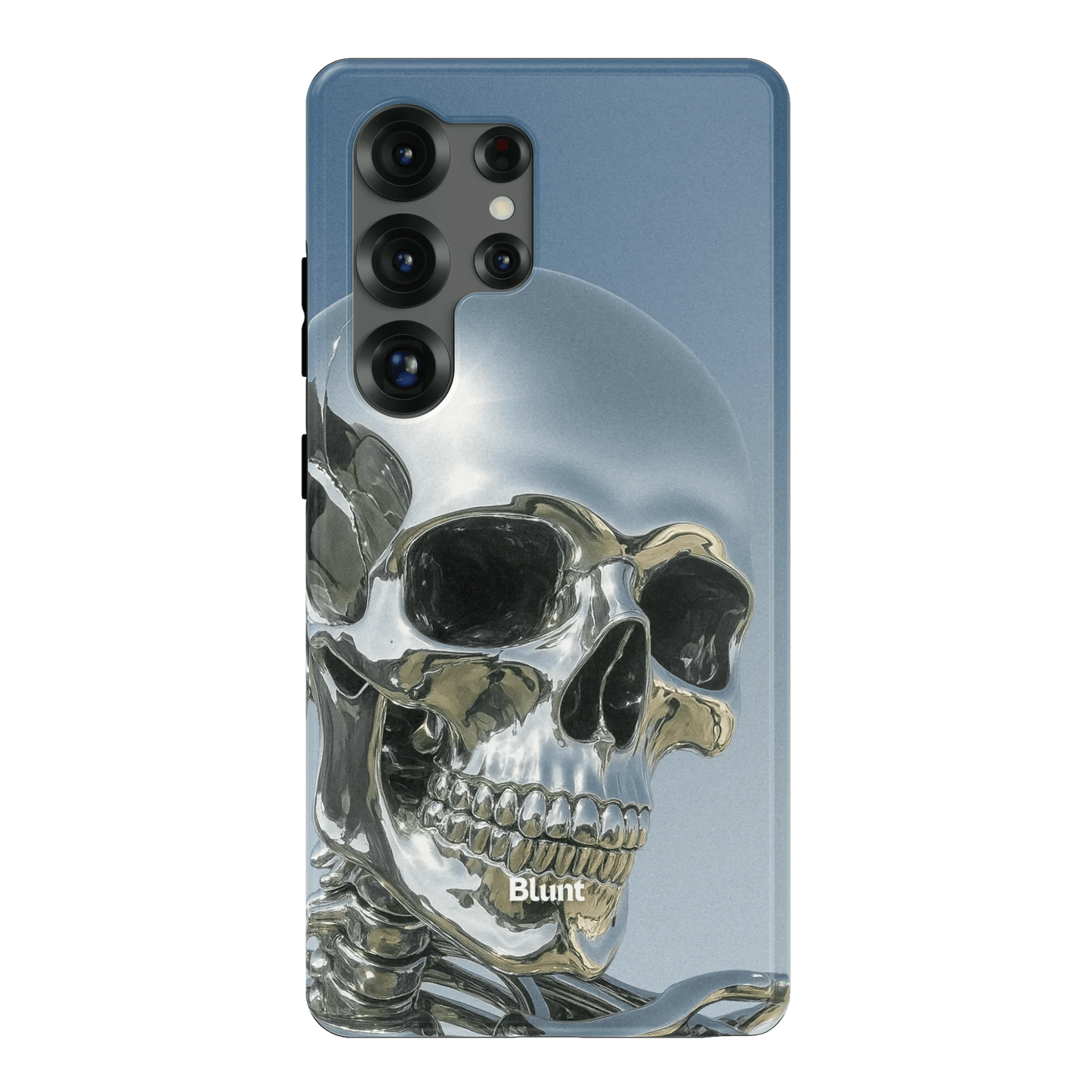 Chrome Skull Samsung Case - Blunt Cases