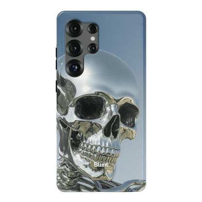 Chrome Skull Samsung Case - Blunt Cases
