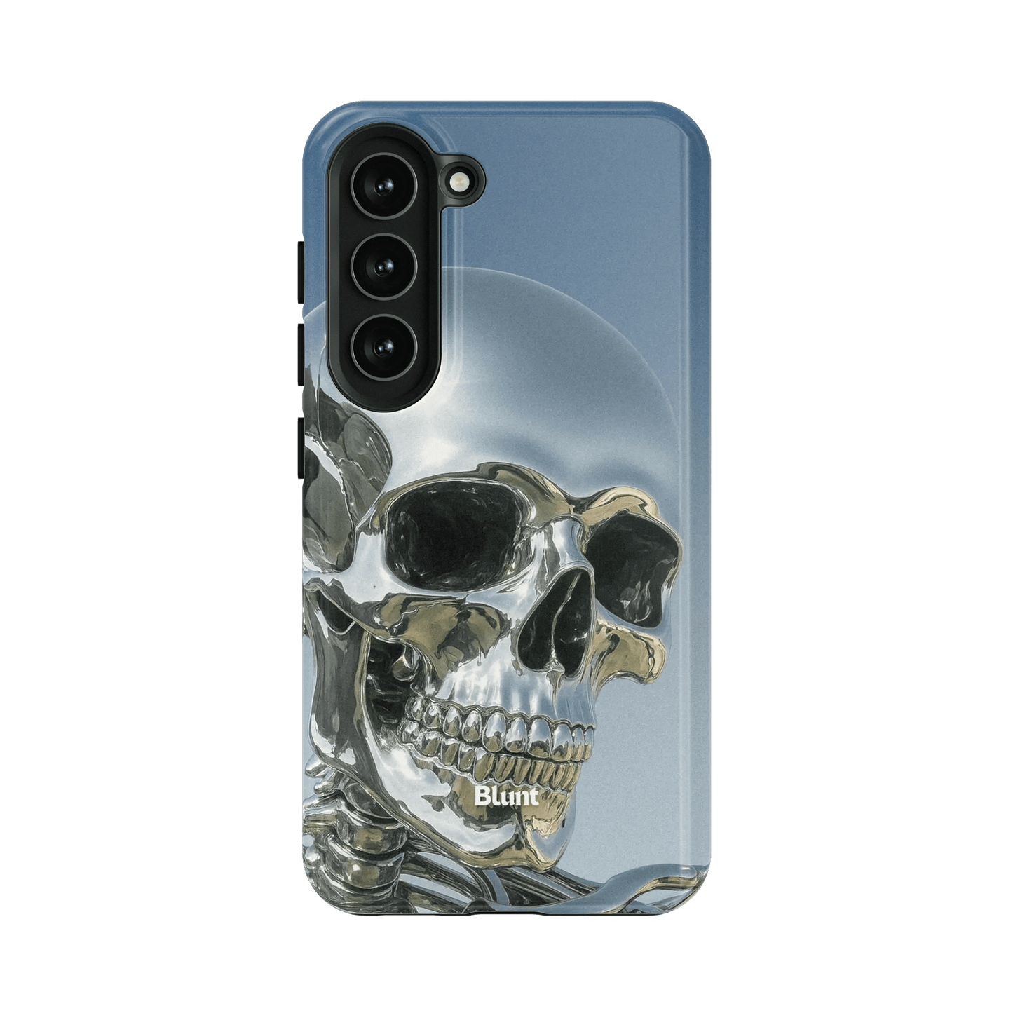 Chrome Skull Samsung Case - Blunt Cases