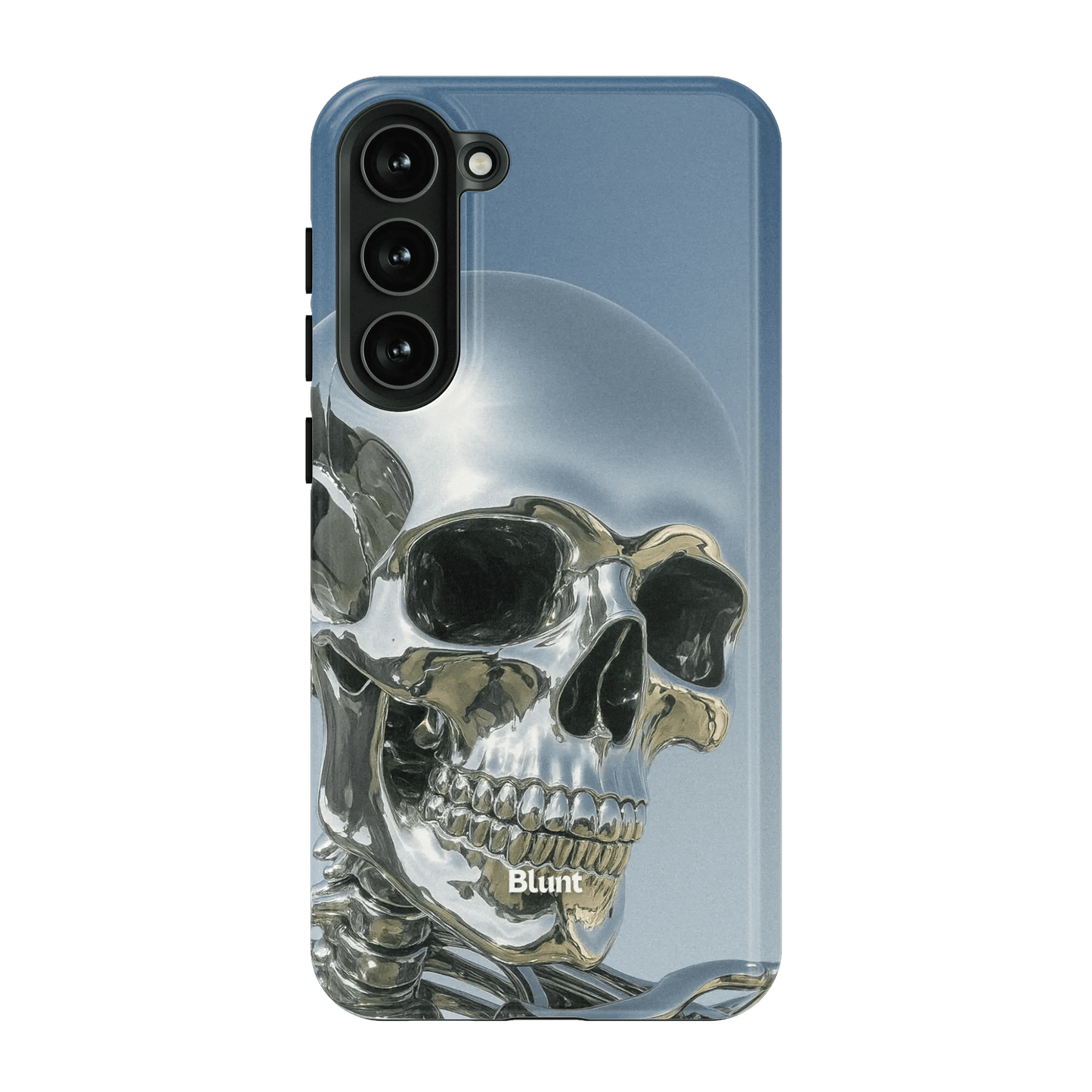 Chrome Skull Samsung Case - Blunt Cases