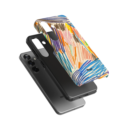 Static Lines Samsung Case