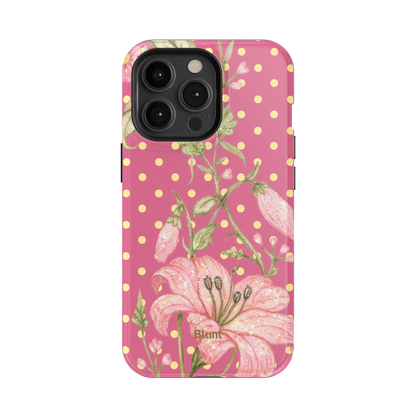 Cherry Blossom Dot iPhone Case