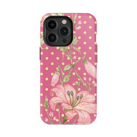 Cherry Blossom Dot iPhone Case