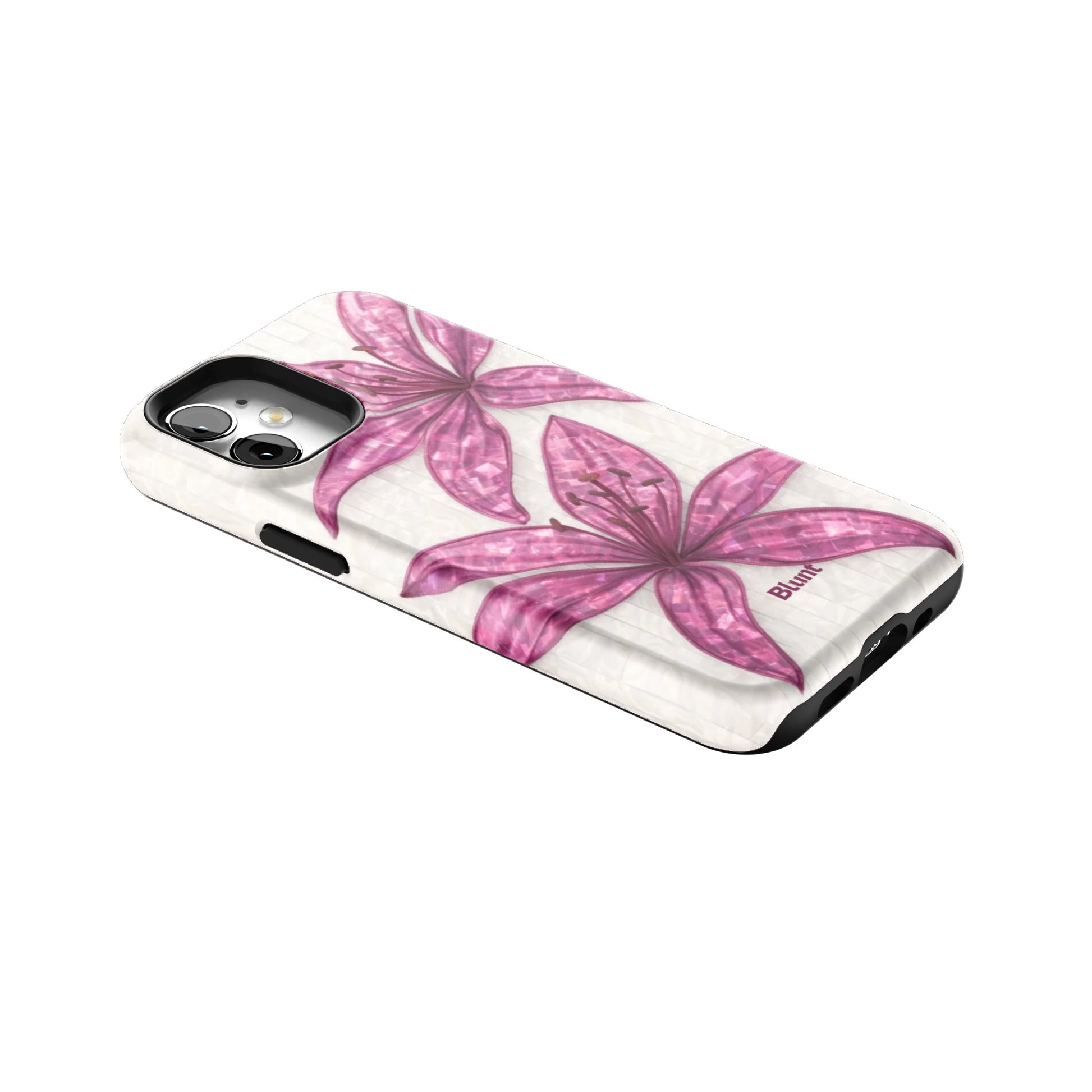 Purple-Floral-Luster-iphone-case-iPhone 12 Mini-2
