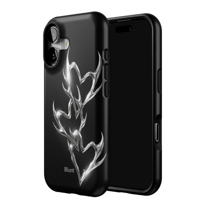 Chrome Flame iPhone Case