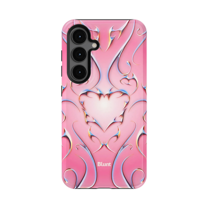 Bubble Heart Samsung Case