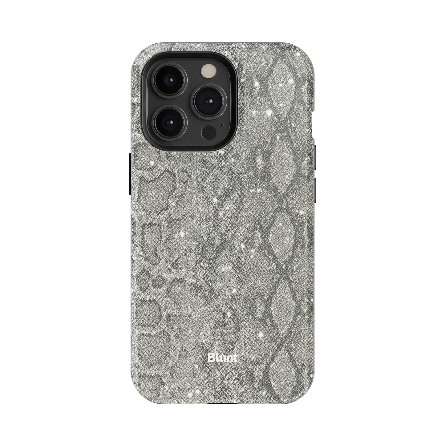 Silver Python iPhone Case