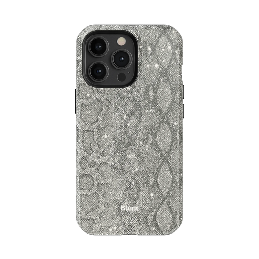 Silver Python iPhone Case