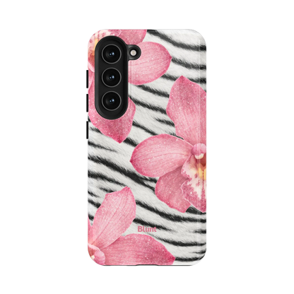 Striped Blossom Samsung Case