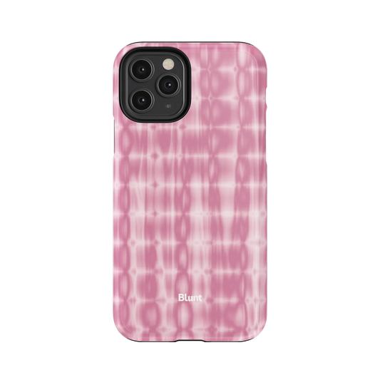 Pink Ripple iPhone Case