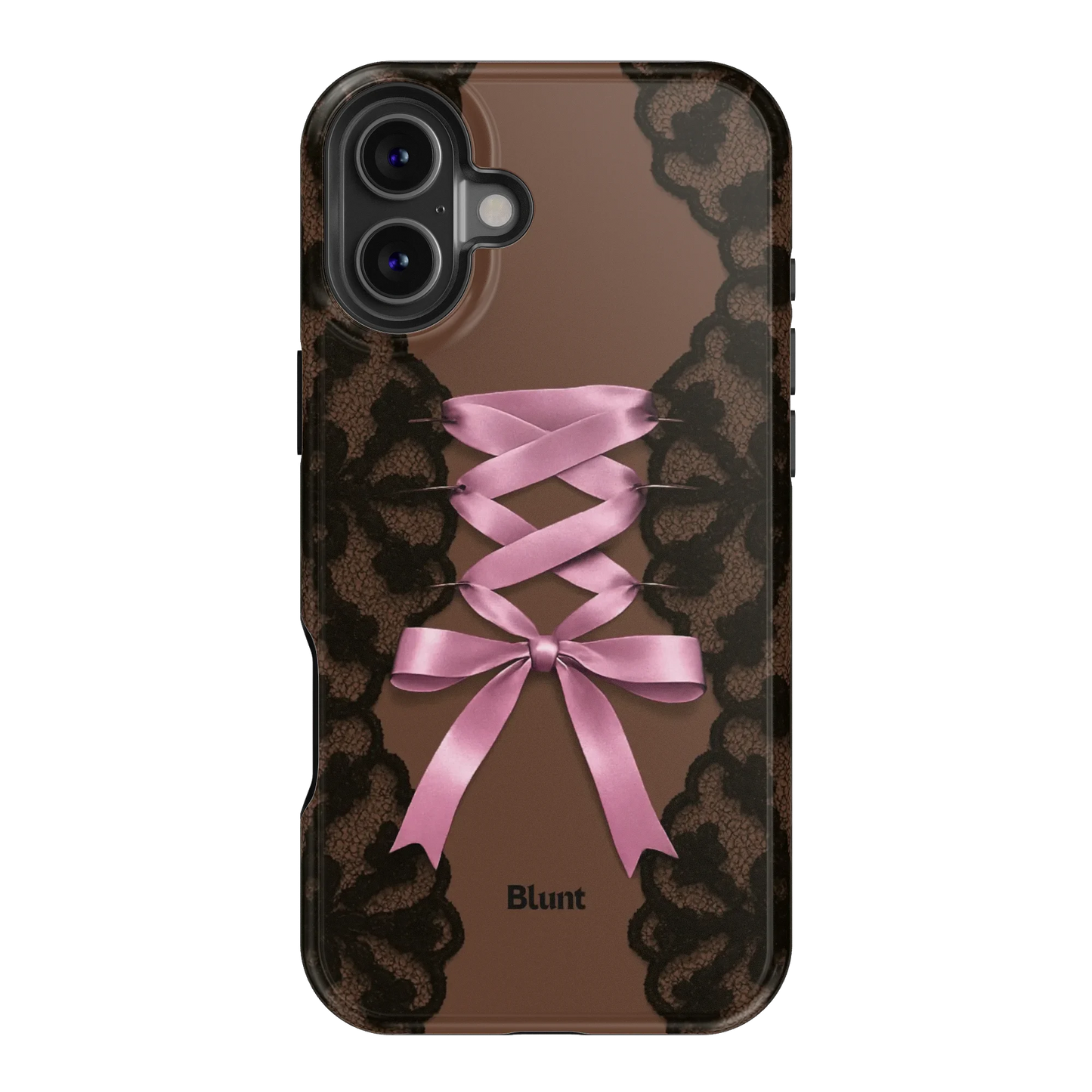 Brown Corset iPhone Case