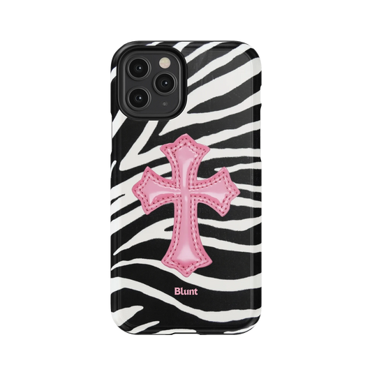 Zebra Halo iPhone Case
