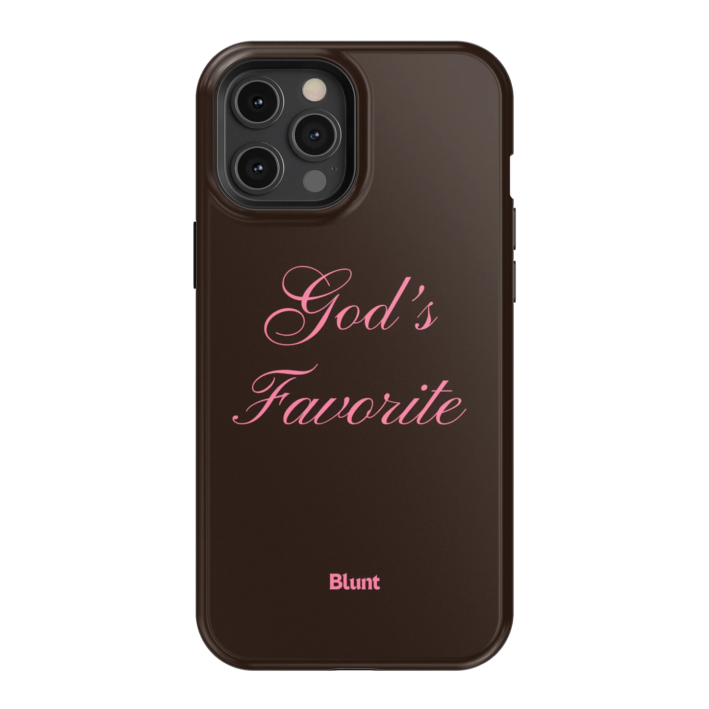 Gods Favorite Brown iPhone Case