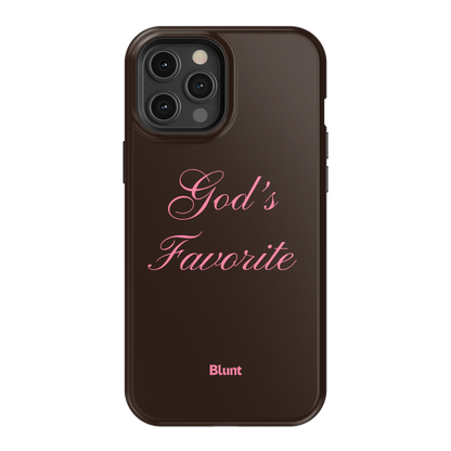 Gods Favorite Brown iPhone Case