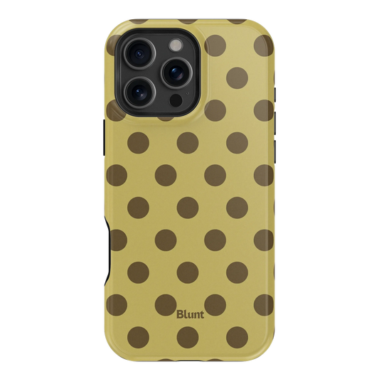 Sage Toffee Dot iPhone Case