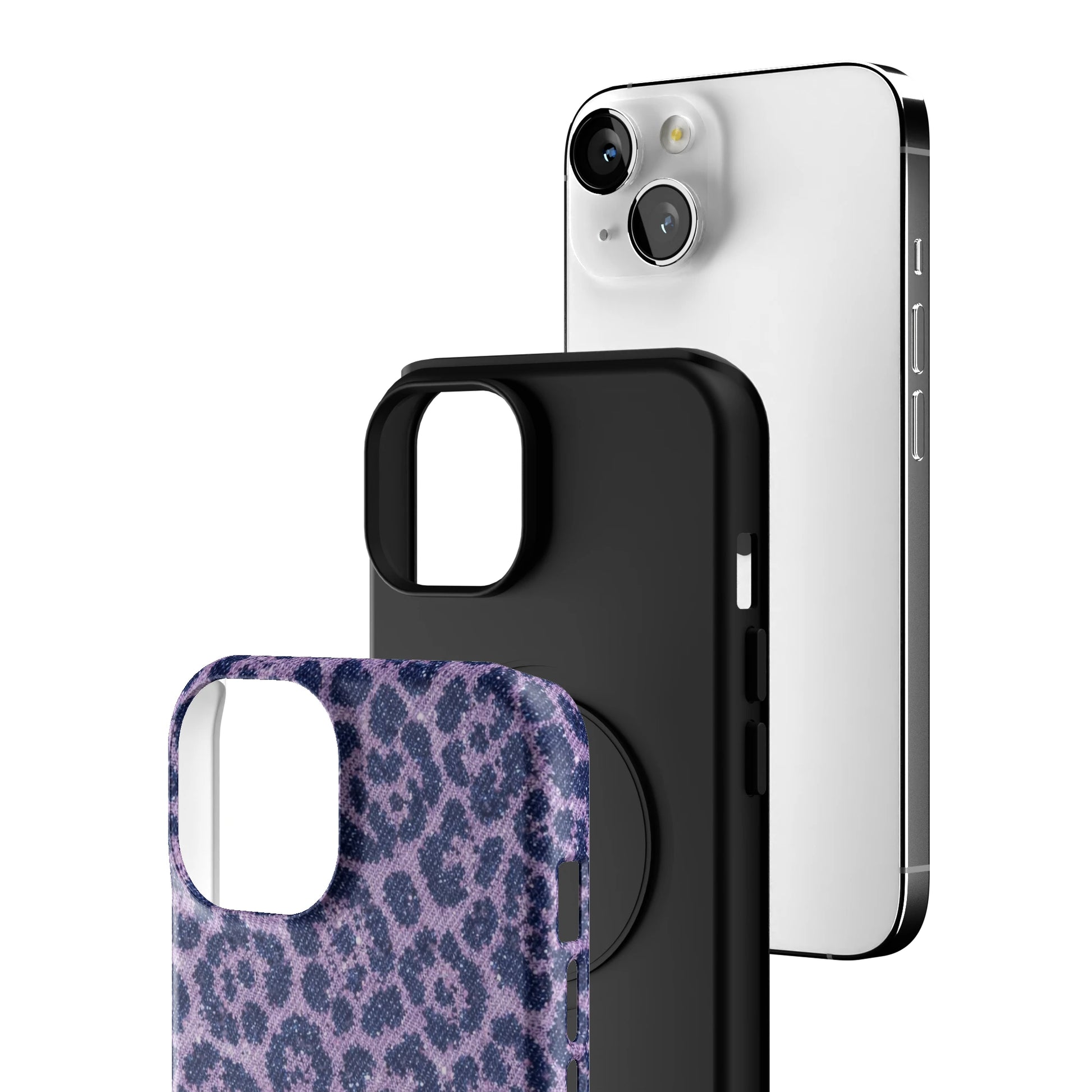 Classic Cheetah Purple iPhone Case gallery - Iphone_14_Iphone_3