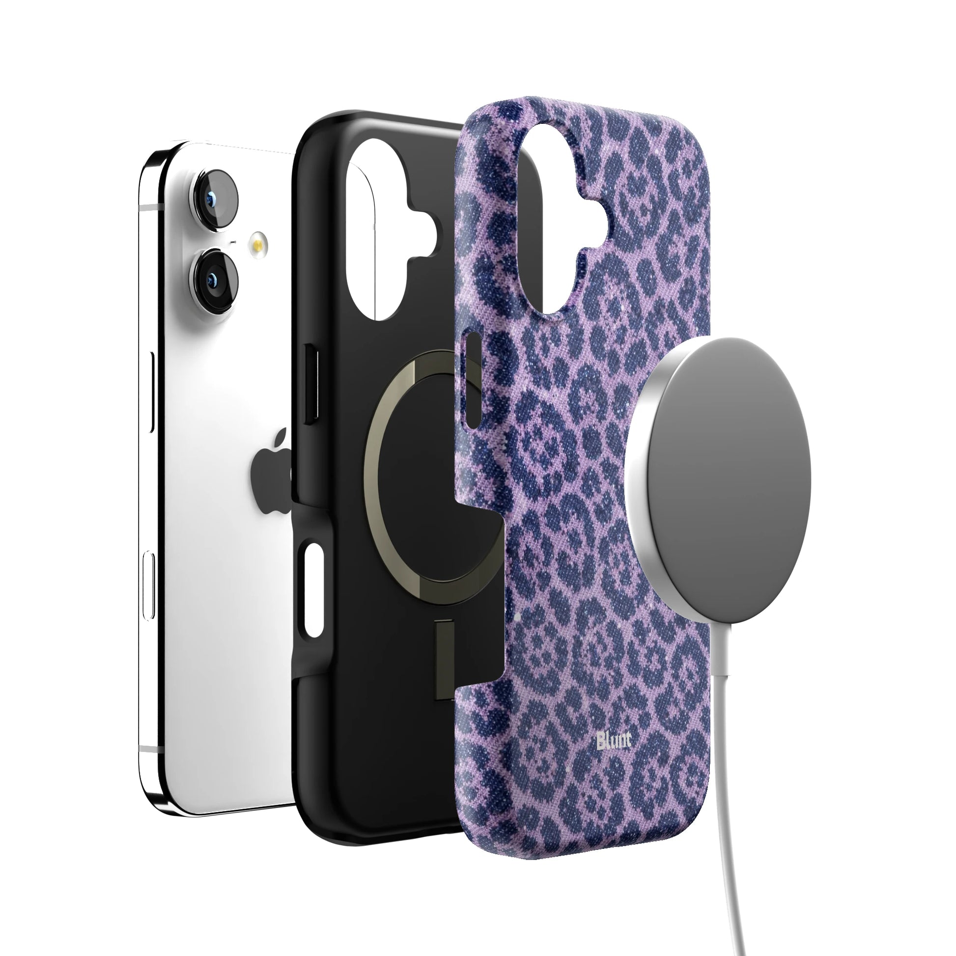 Classic Cheetah Purple iPhone Case gallery - Iphone_17_Iphone_4
