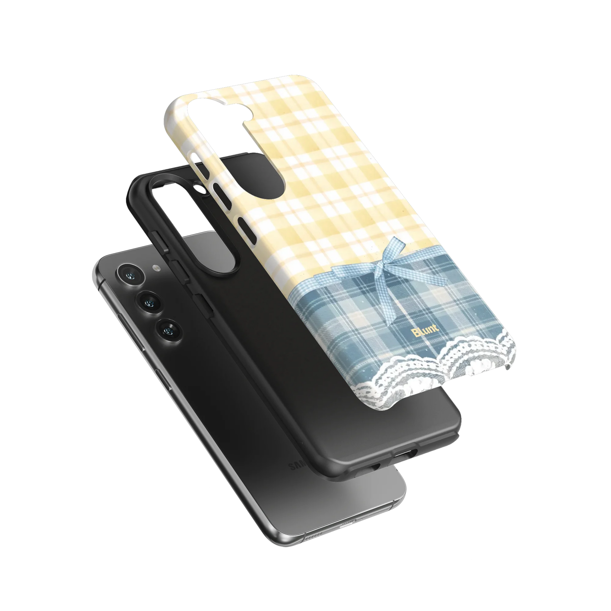Blue-Lemonplaid-samsung-case-S23-3