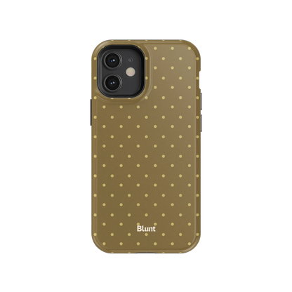 Olive Dot iPhone Case