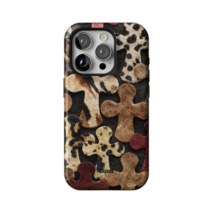 Patched-Saint-iphone-case-iPhone 15 Pro-1