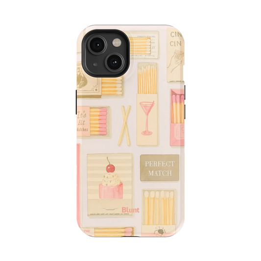 Pink Match iPhone Case