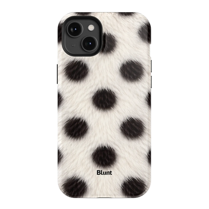 Polka Fuzz iPhone Case