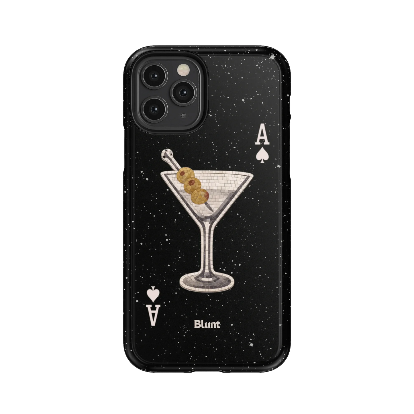 Black Dirty Martini iPhone Case