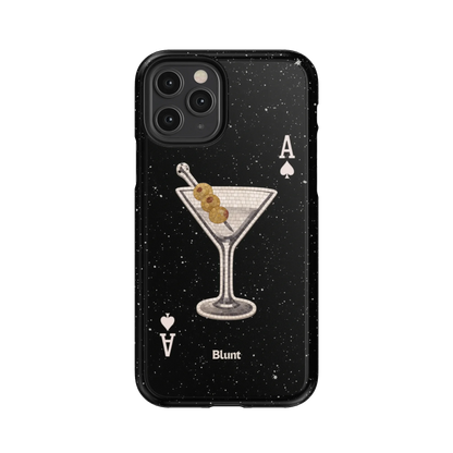 Black Dirty Martini iPhone Case
