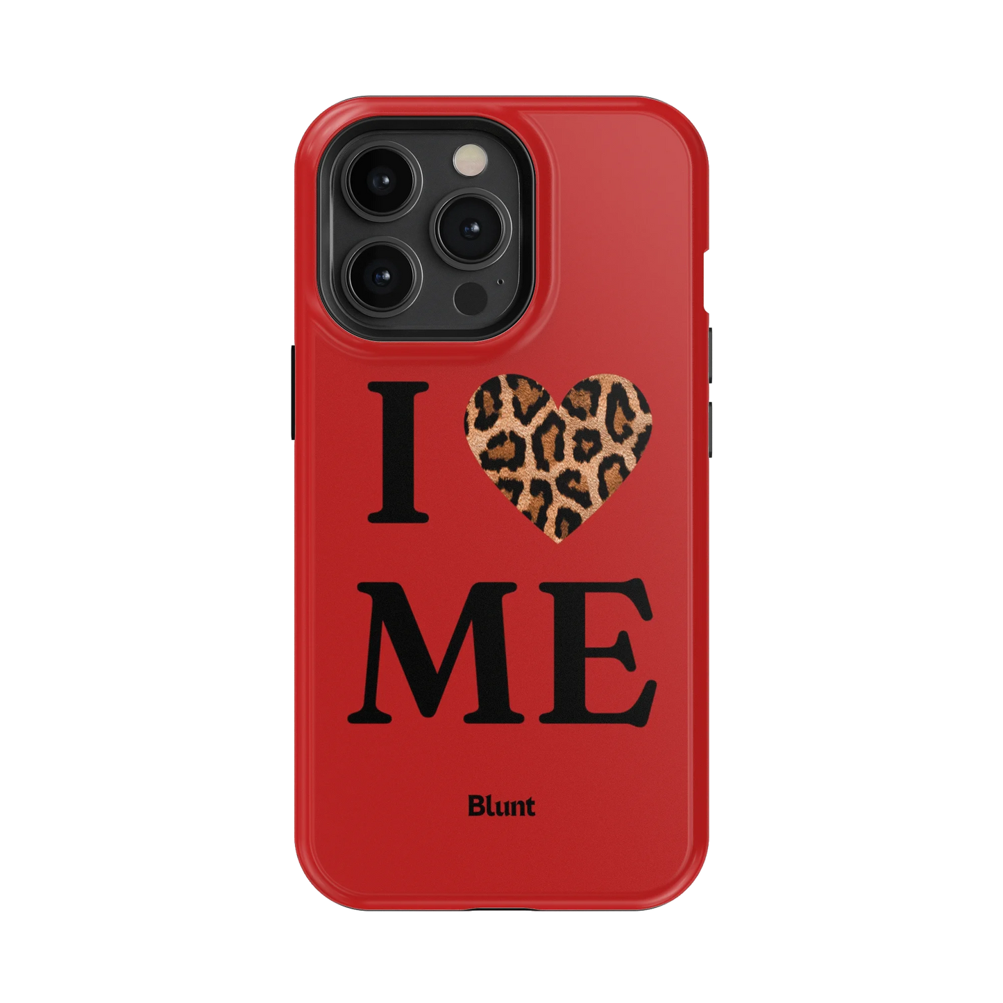 Red I Love Me iPhone Case