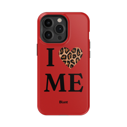 Red I Love Me iPhone Case