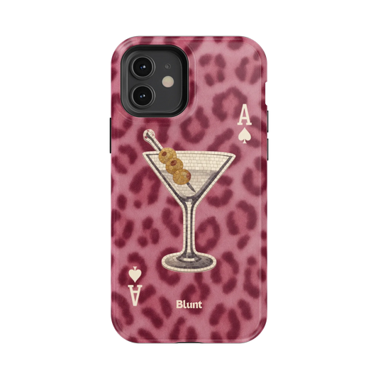 Pink Cheetah Dirty Martini iPhone Case