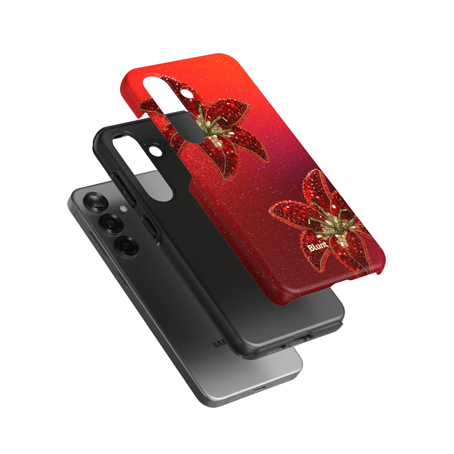 Scarlet Petals Samsung Case