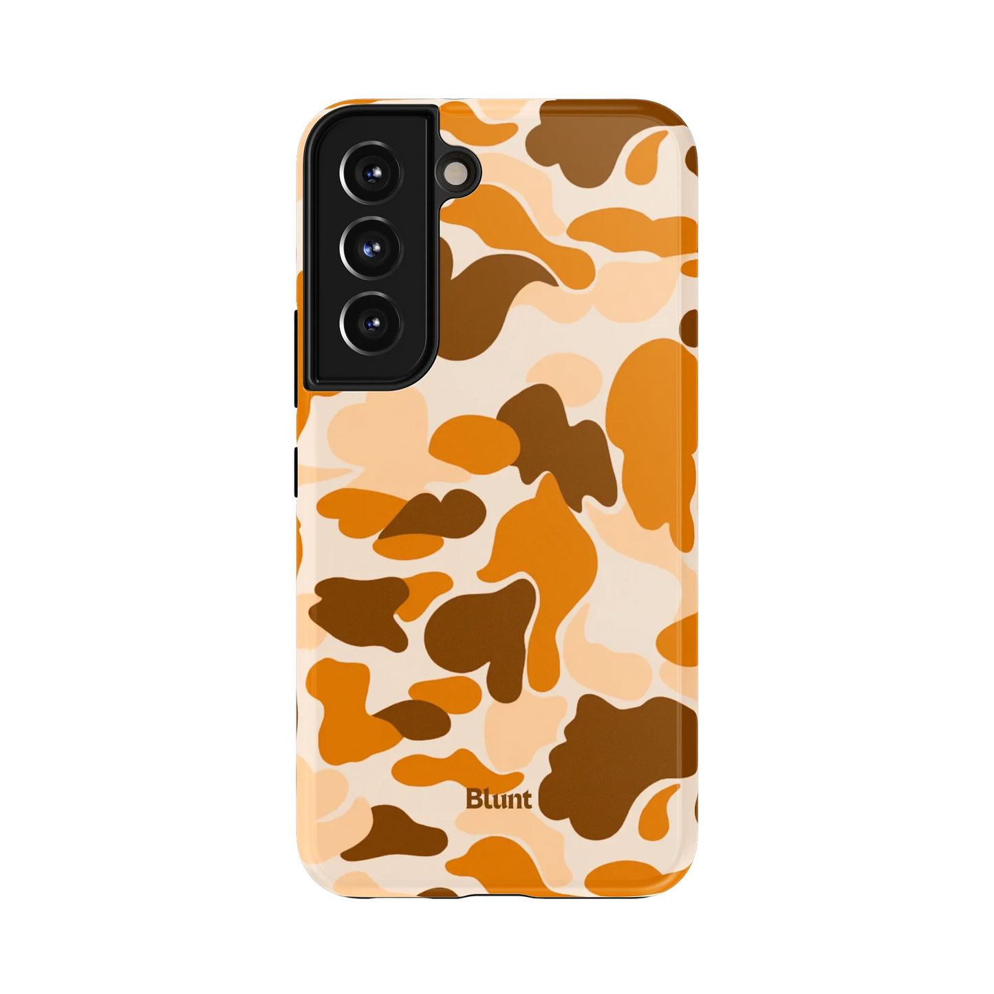 Orange Camo Samsung Case