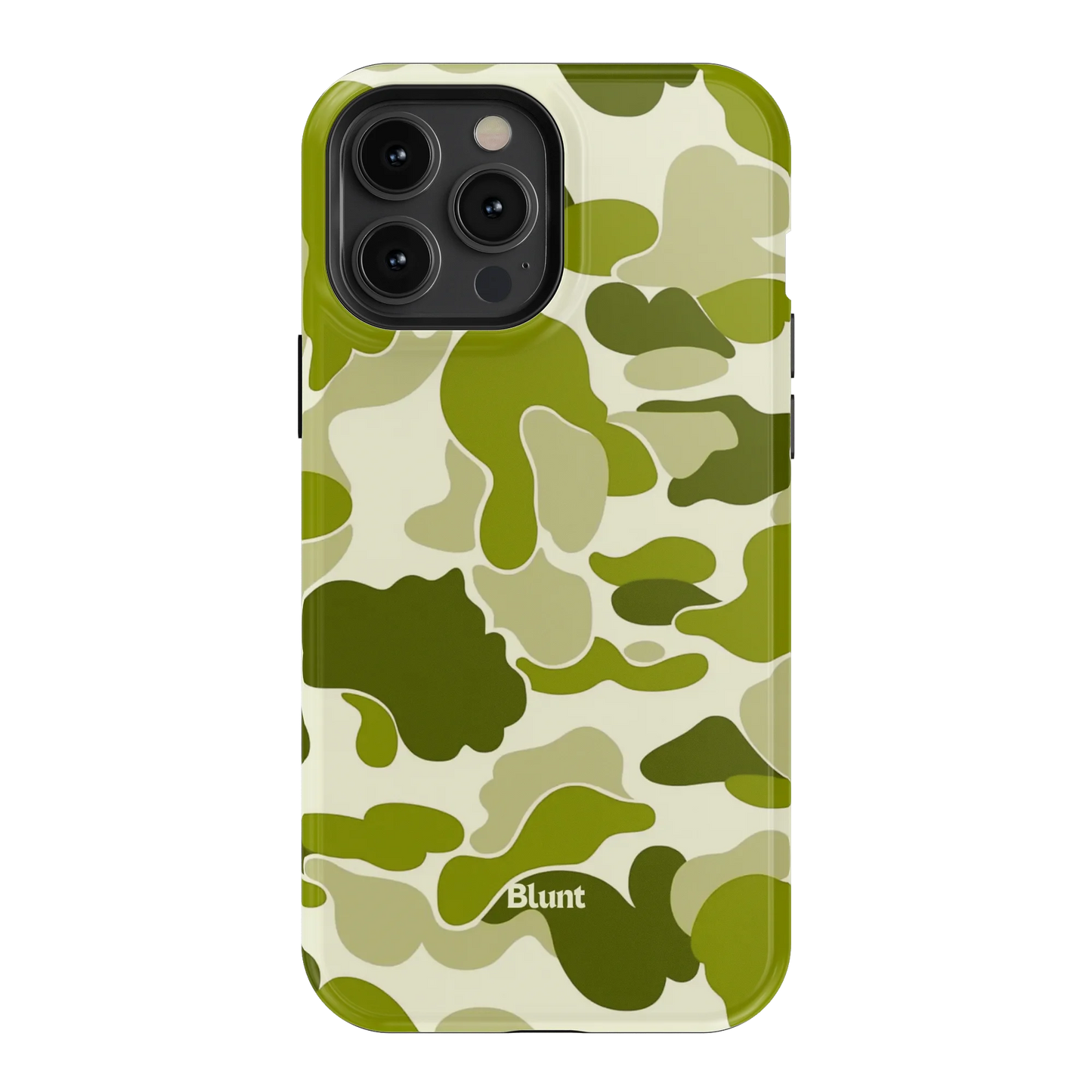 Lime Camo iPhone Case