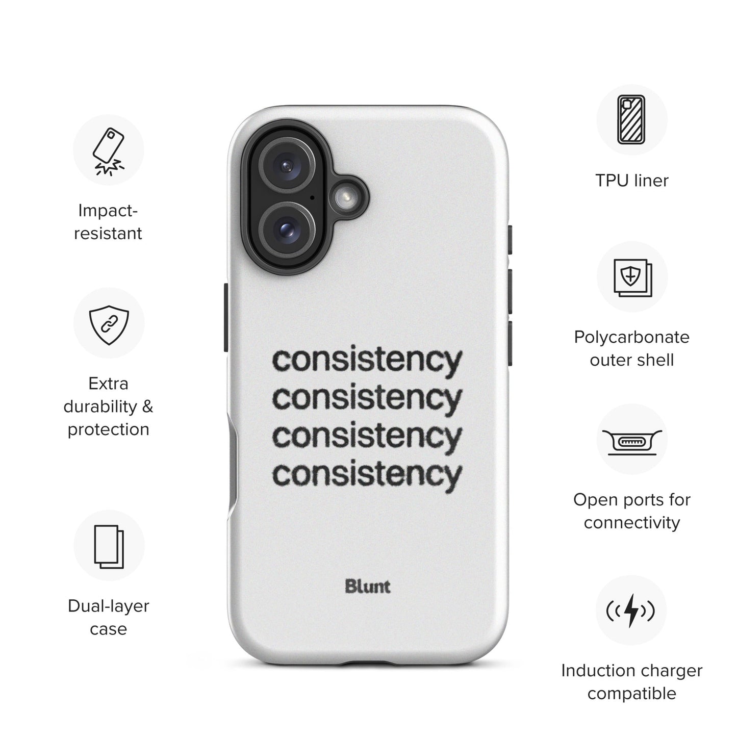 Consistency iPhone Case - Blunt Cases