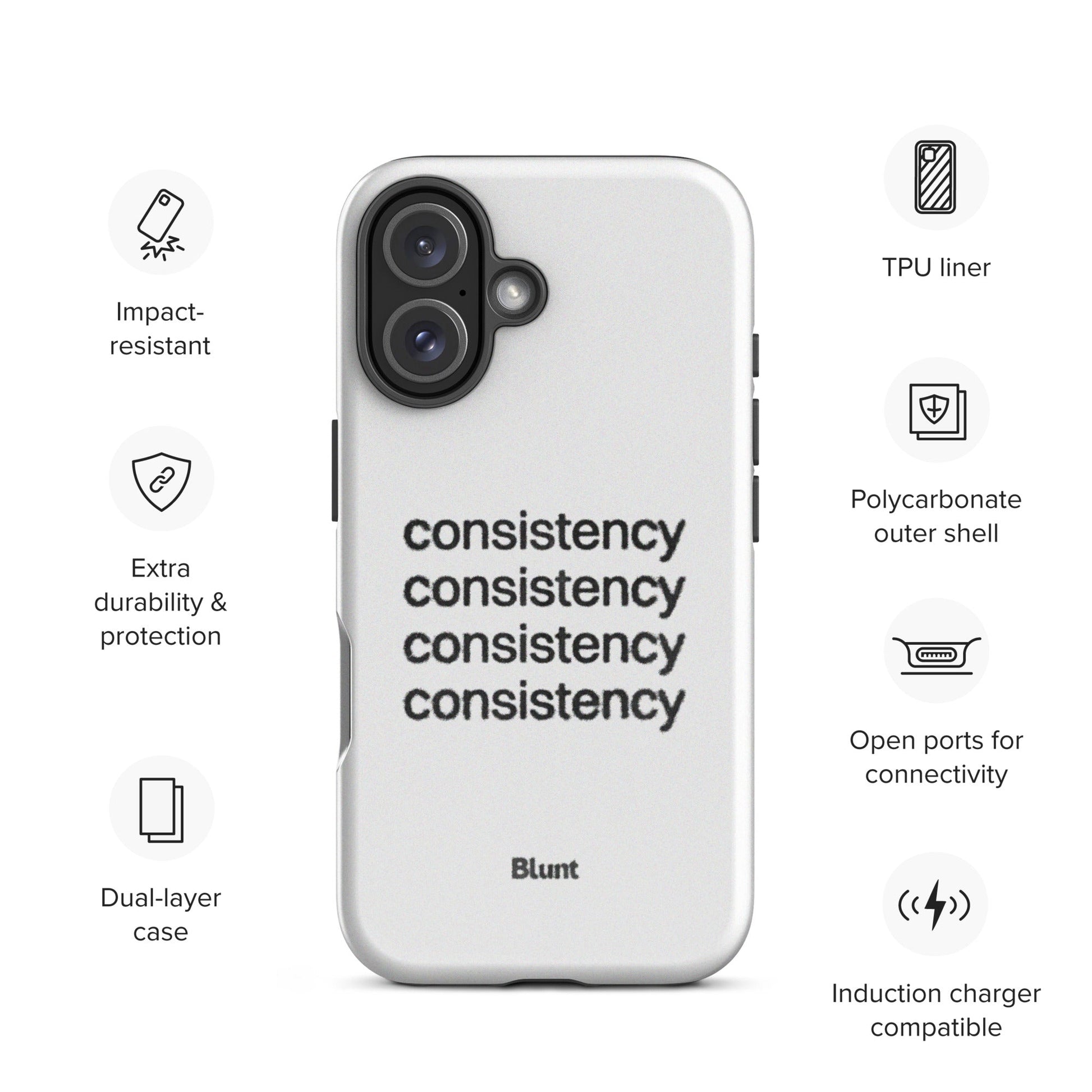 Consistency iPhone Case - Blunt Cases