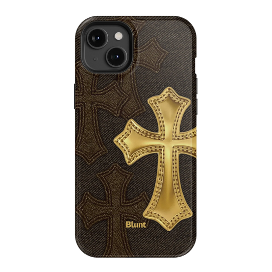 Gold Cross iPhone Case