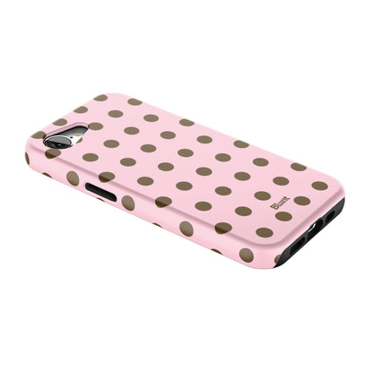 Blush-Polka-iphone-case-iPhone 17 E-2