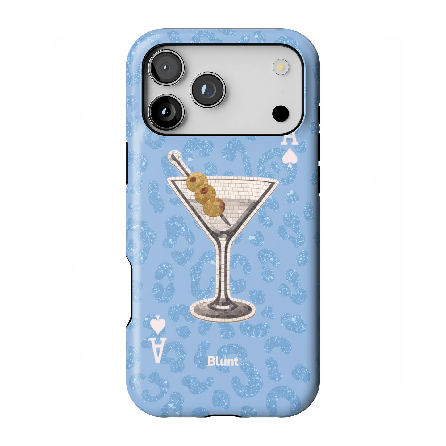 Blue Dirty Martini iPhone Case